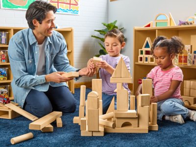 Classroom Hardwood Unit Blocks&nbsp;- Builder Set