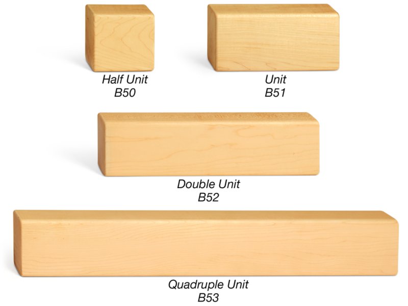 Lakeshore Hardwood Blocks - Starter Set