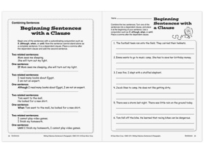 Writing Fabulous Sentences&nbsp;& Paragraphs Workbook