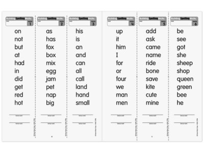 Building Spelling Skills Workbook&nbsp;- Gr.&nbsp;2