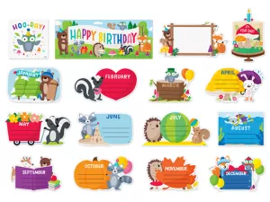 Woodland Friends Birthday Bulletin Board Set