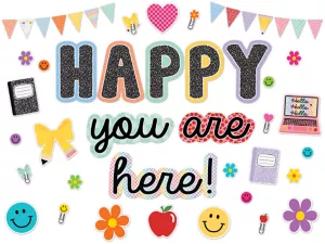 Cool for School Happy You Are Here Bulletin Board Set