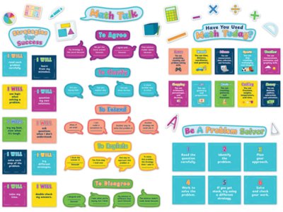 Math Talk Bulletin Board Set