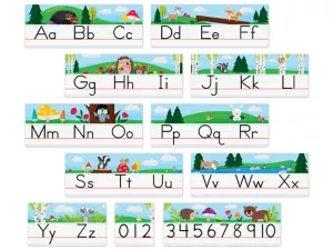Woodland Friends Traditional Manuscript Bulletin Board Set