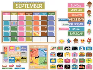 Fairy Tale Forest Calendar Bulletin Board Set