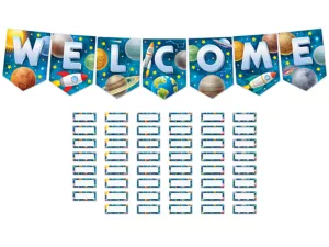 Outer Space Crew Welcome Bulletin Board Set