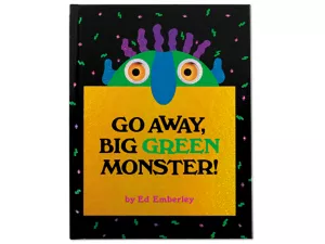 Go Away, Big Green Monster! Hardcover Book
