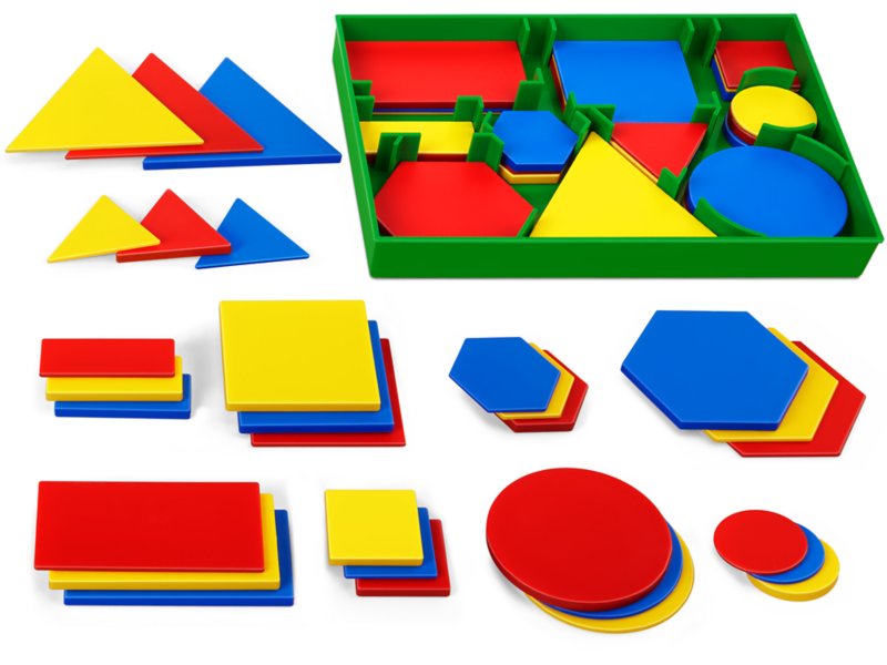 Learning  Resource Attribute Blocks Magnetic 36 piece 