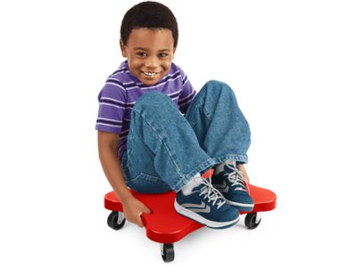 thumbnail image 2 of Kids Scooter Board With Handles - Plastic Floor Scooter, 360° Wheels, Supports 220 Lbs, For Ages 3+ 2 of 14
