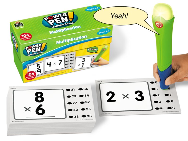 Multiplication Power Pen!® Quiz Cards at Lakeshore Learning