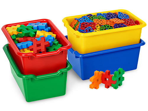 Plastic Art Supply Box Children's Toy Storage Box Kids Toy Storage Box