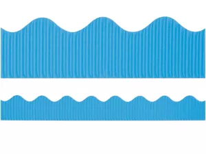 Bright Blue Scalloped Bordette<sup>®</sup>