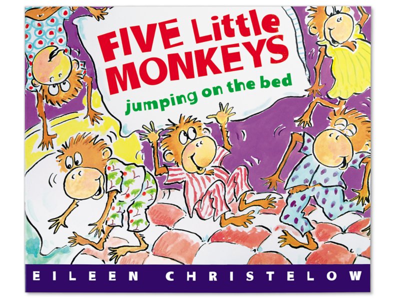 Five Little Monkeys Jumping On The Bed Big Book At Lakeshore Learning