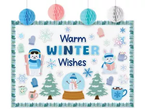 Warm Winter Wishes Bulletin Board Set