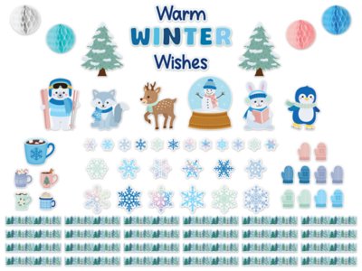 Warm Winter Wishes Bulletin Board Set
