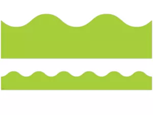 Core Decor Lime Scalloped Border
