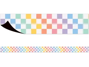 Cool for School Checkered Border