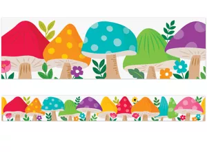 Woodland Friends Mushroom Border