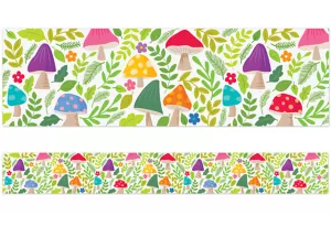 Woodland Friends Mushroom Medley Border