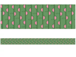 Fairy Tale Forest Flowers Border