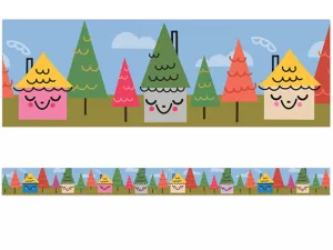 Fairy Tale Forest Village Border