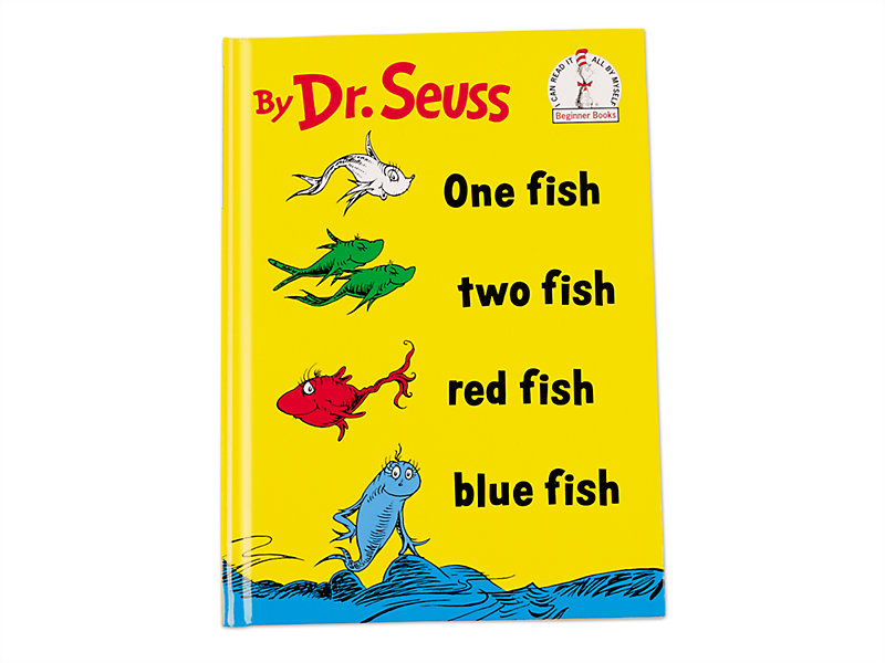 One Fish Two Fish Red Fish Blue Fish Hardcover Book at Lakeshore Learning
