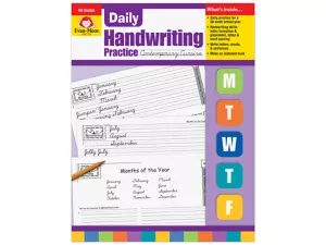 Contemporary Cursive Daily Handwriting Practice Workbook