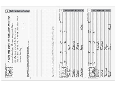 Contemporary Cursive Daily Handwriting Practice Workbook