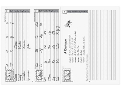 Contemporary Cursive Daily Handwriting Practice Workbook