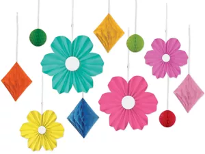 Retro Remix <span style="white-space: nowrap;">3-D</span> Paper Flowers and Twinkles Accents 