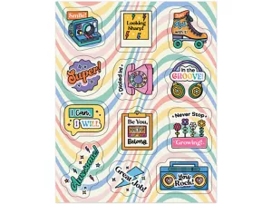 Retro Remix Motivational Stickers