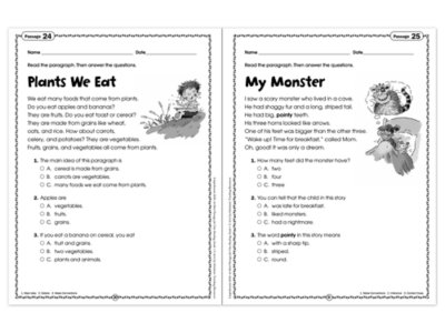 Comprehension Skills Workbook&nbsp;- Gr.&nbsp;1