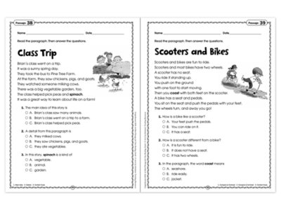 Comprehension Skills Workbook&nbsp;- Gr.&nbsp;1