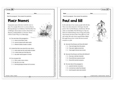 Comprehension Skills Workbook&nbsp;- Gr.&nbsp;3
