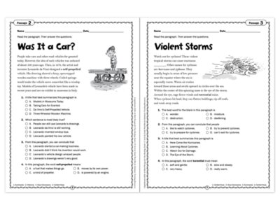 Comprehension Skills Workbook&nbsp;- Gr.&nbsp;5