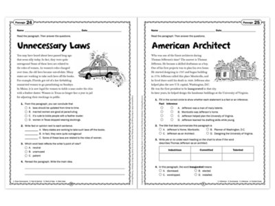 Comprehension Skills Workbook&nbsp;- Gr.&nbsp;5