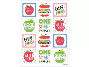 Apple Time Motivational Stickers