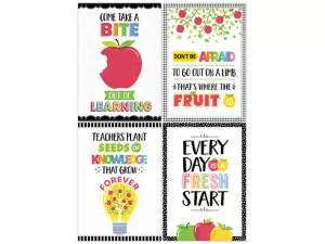 Apple Time Motivational Poster Pack