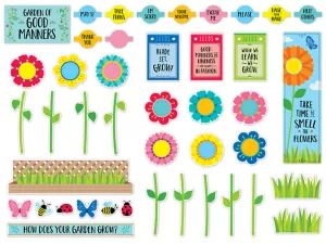 Garden of Good Manners Bulletin Board Set