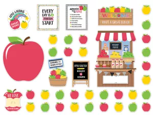 Apple Time Bulletin Board Set