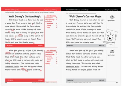 Daily Paragraph Editing Workbook&nbsp;- Gr.&nbsp;3