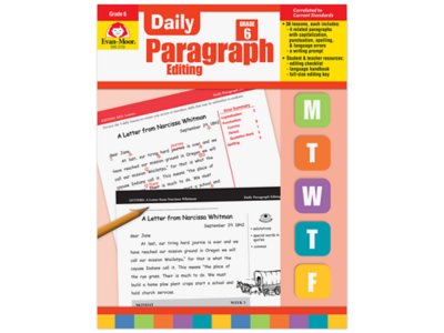 Daily Paragraph Editing Workbook - Gr. 6 at Lakeshore Learning