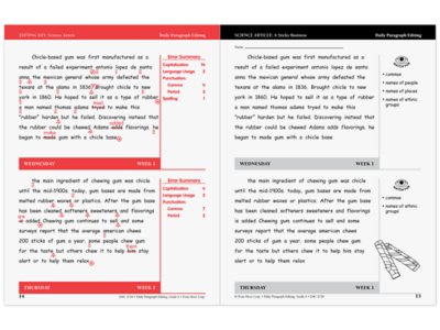 Daily Paragraph Editing Workbook&nbsp;- Gr.&nbsp;6