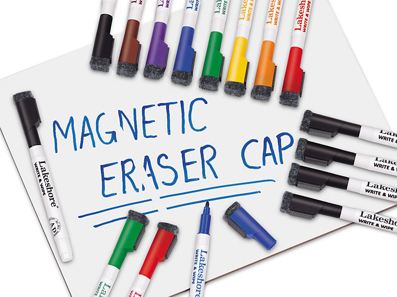 Sets Of Dry Erase Boards w Eraser-Topped Markets 