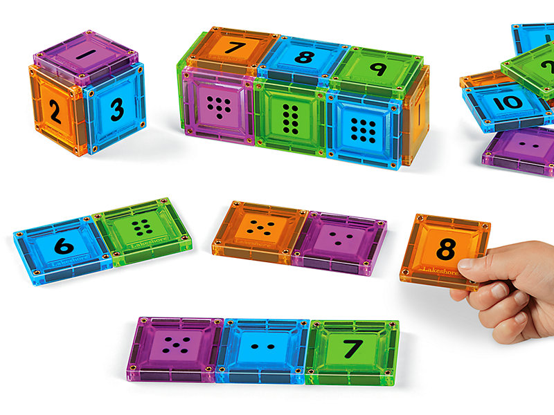 Double Sided Magnetic Number Tiles At Lakeshore Learning