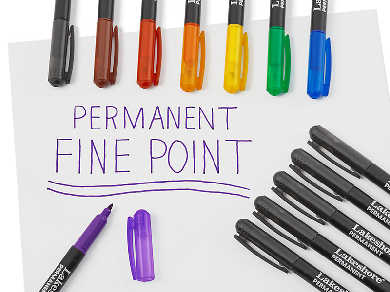 Permanent Fine Point Pens