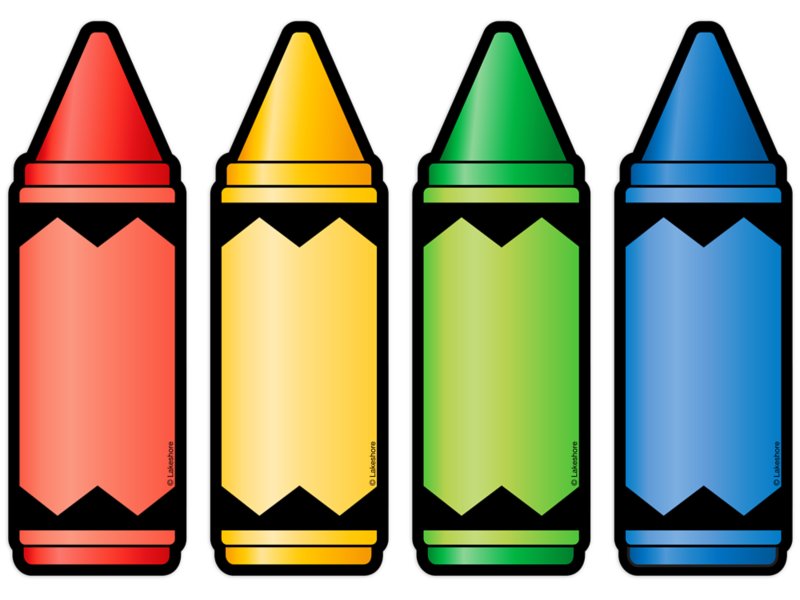 Lakeshore Best-Buy Large Crayons - 12-Color Box