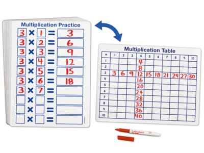 Multiplication Write & Wipe Boards at Lakeshore Learning