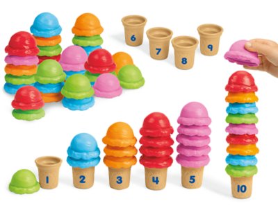 Lakeshore Uppercase Alphabet & Number Dough Stampers