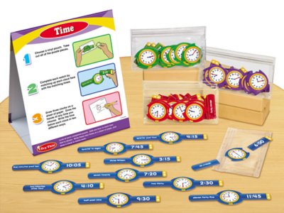 Telling Time Pocket Flash Cards at Lakeshore Learning